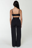 CLASSIC FIT WIDE LEG PANT - ONYX