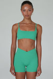 CLASSIC FIT CROSS WAIST SHORTS - PALM