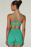 CLASSIC FIT KNOT BRA - PALM