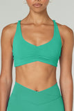 CLASSIC FIT KNOT BRA - PALM