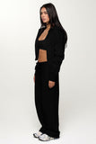 CLOUD STRAIGHT SWEATPANTS - ONYX