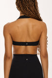 CLASSIC FIT TWIST BRA - ONYX
