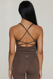 CLASSIC FIT HALTER TANK - WALNUT