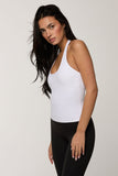 CLASSIC FIT FRAME TANK - WHITE