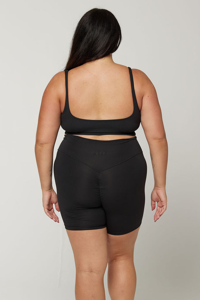 CLASSIC FIT BOX CUT BRA - ONYX – AZUR FIT®