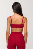 CLASSIC FIT BASE BRA - CHERRY