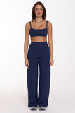 CLASSIC FIT WIDE LEG PANT - LAKE